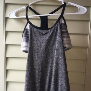A Nike tankini top